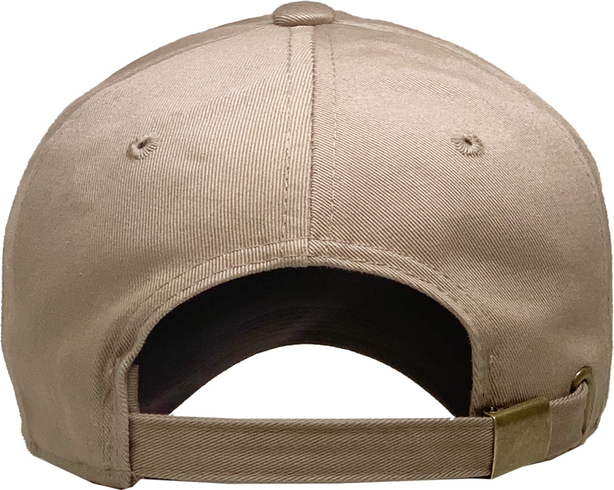 Dark Khaki Low Profile Baseball Caps Back View
